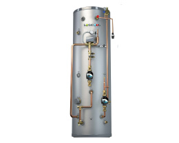 Logicool Pre-Plumbed inc. Buffer Standard & Slimline Heat Pump Cylinders (EN12897)