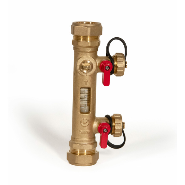 Flow Balancing Valve with Fill and Flush
